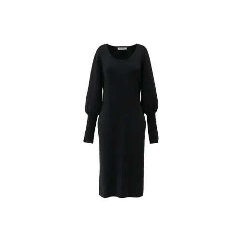 Onitsuka Tiger Long-Sleeved Dresses Women's Black