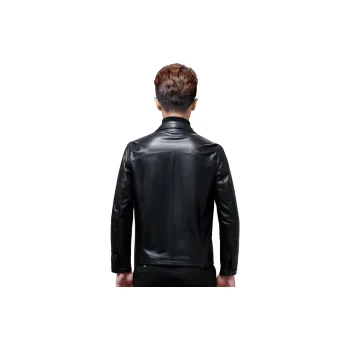 FORTEI Leather Jacket Men's Black