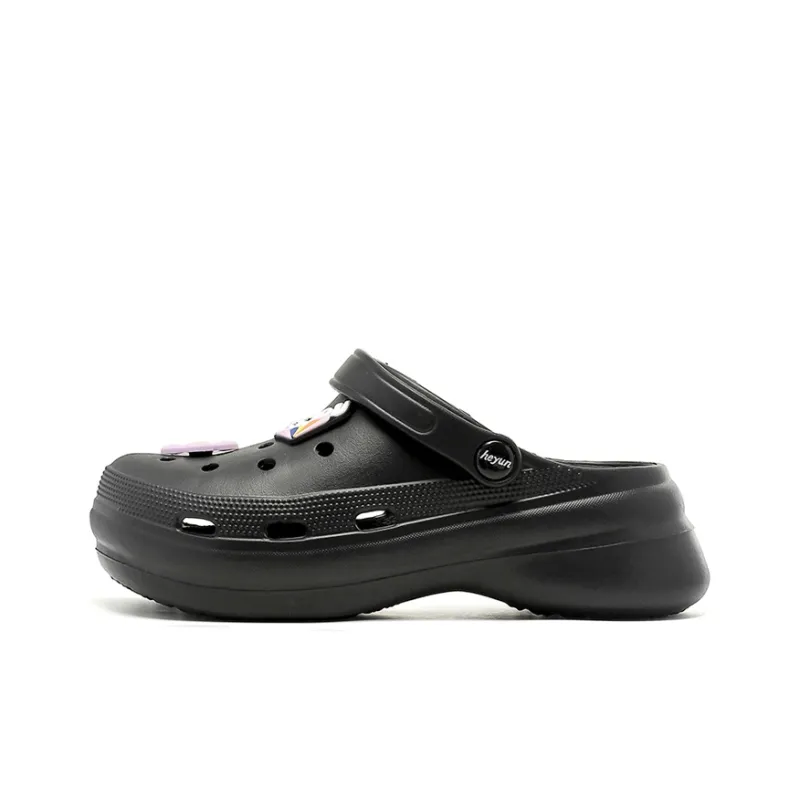 OUBT Sweet Style Closed Toe Half Slippers Fashion Beach Clogs Women's-31