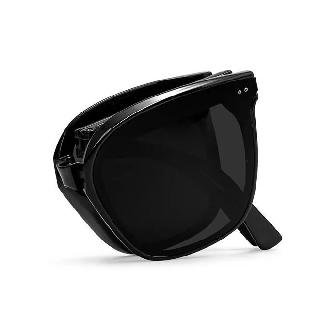 MK MINGKU TR/Memory Plastic Square Sunglasses Unisex Black, Tea Brown, Jasper-1