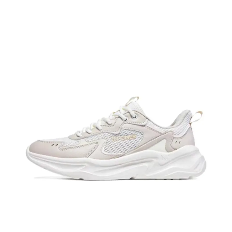 361° Cushioning Lightweight Low Top Casual Running Shoes Women's White-0