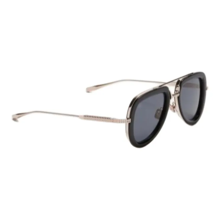 Valentino Titanium Acetate Aviator Sunglasses Unisex Gold-2