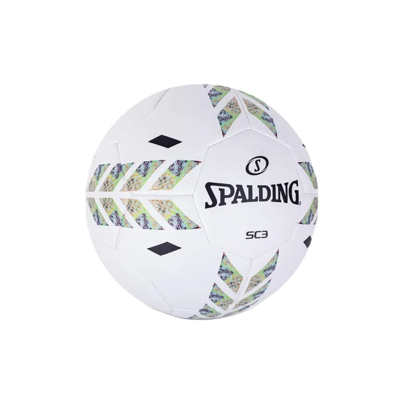 SPALDING SC3 Series Size 5 Soccer PU Unisex White-2