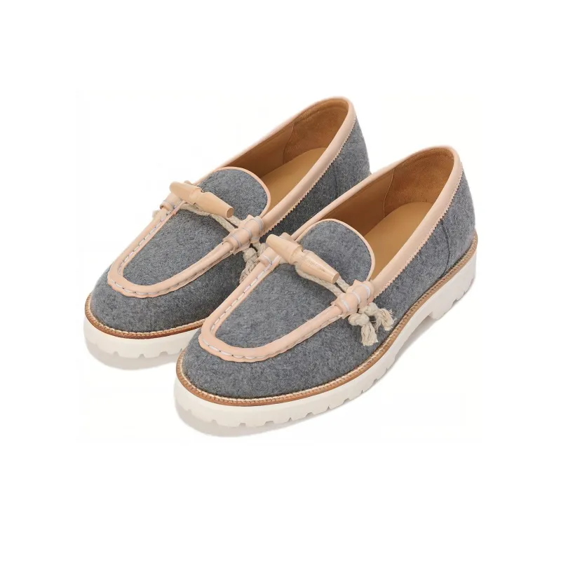 Hender Scheme Loafers Unisex Gray-2