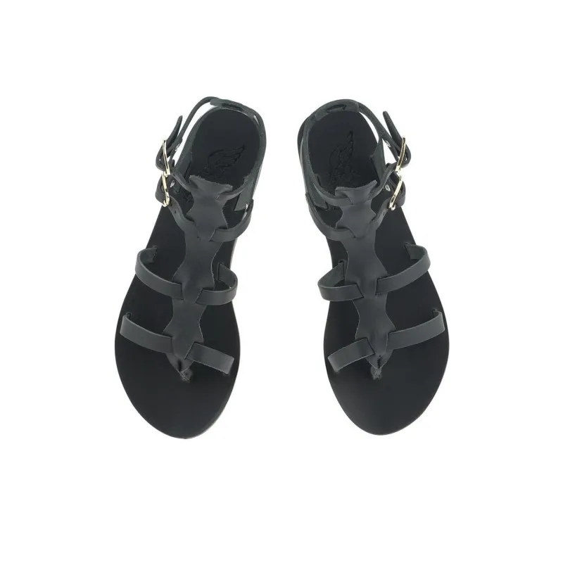 ANCIENT GREEK SANDALS Stephanie Roman Sandals Women's Black-3