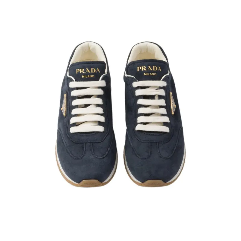 PRADA Low Top Casual Shoes 4.5cm Women's Blue-3