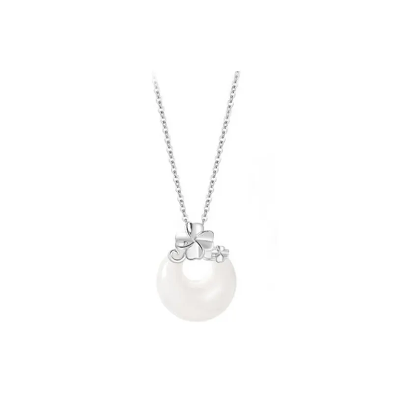 CHINA GOLD Chalcedony Jade Necklaces Women's-0