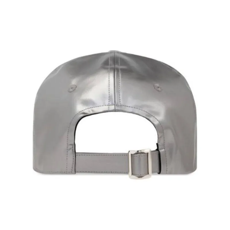 RICK OWENS/RO Nylon Baseball Caps Men's Silver-4
