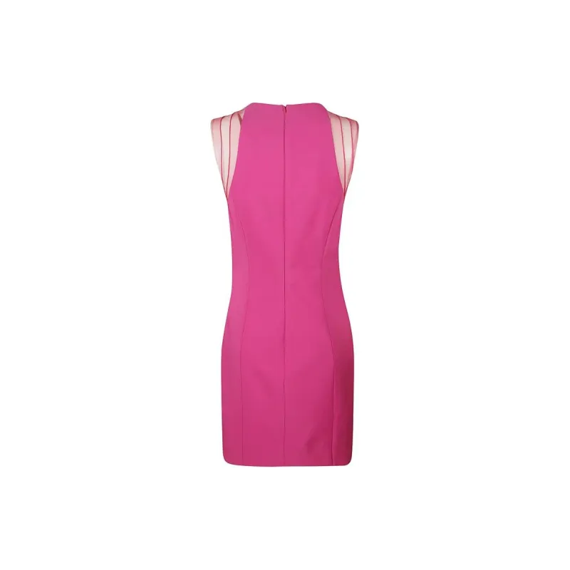 Genny V neck Cady Minidress-1