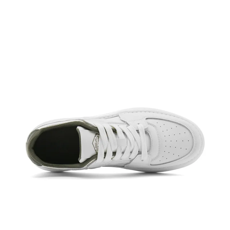 HLA Casual Skateboard Shoes With Perforated Breathable Comfortable Sports Sneakers Men's-2