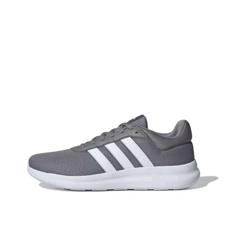 Adidas LITE RACER 4.0 Running Shoes Men Low-Top Gray/White