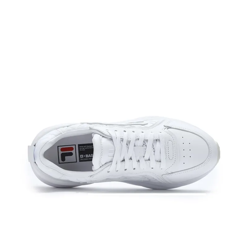 FILA Anti Slip Wear Resistant Low Top Casual Shoes Women's FILA White-1