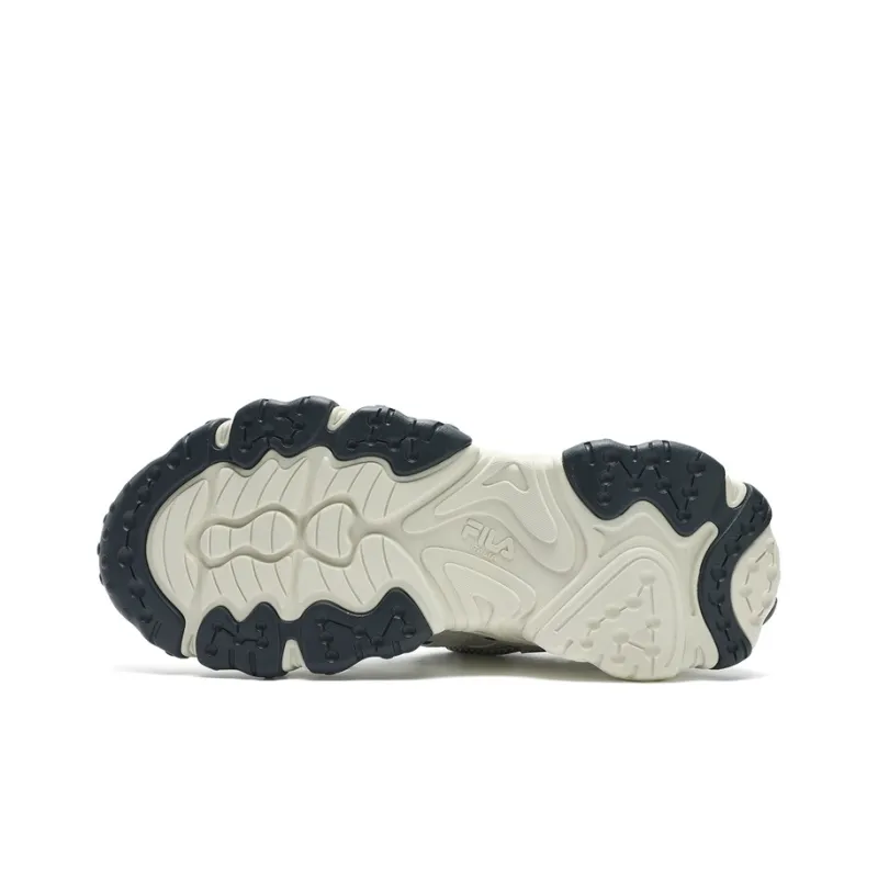FILA FLUID 5 Slip Resistant Low Top Casual Shoes Men's Gray Green-3