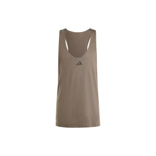 Adidas Ringer Tank Tops Men Dark Olive