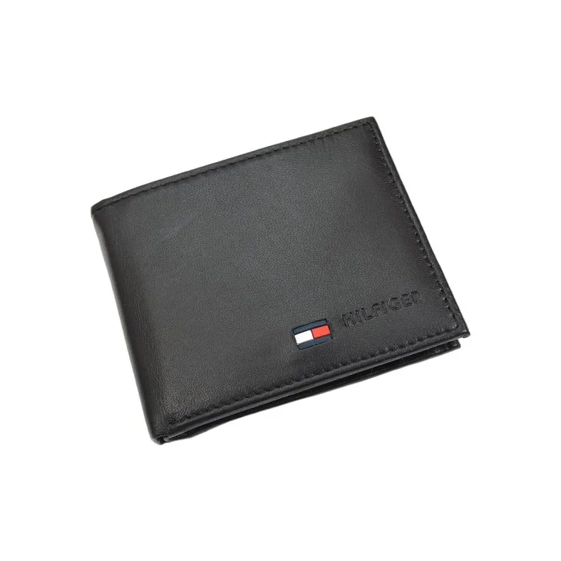 Tommy Hilfiger Leather Wallet Unisex Black-1