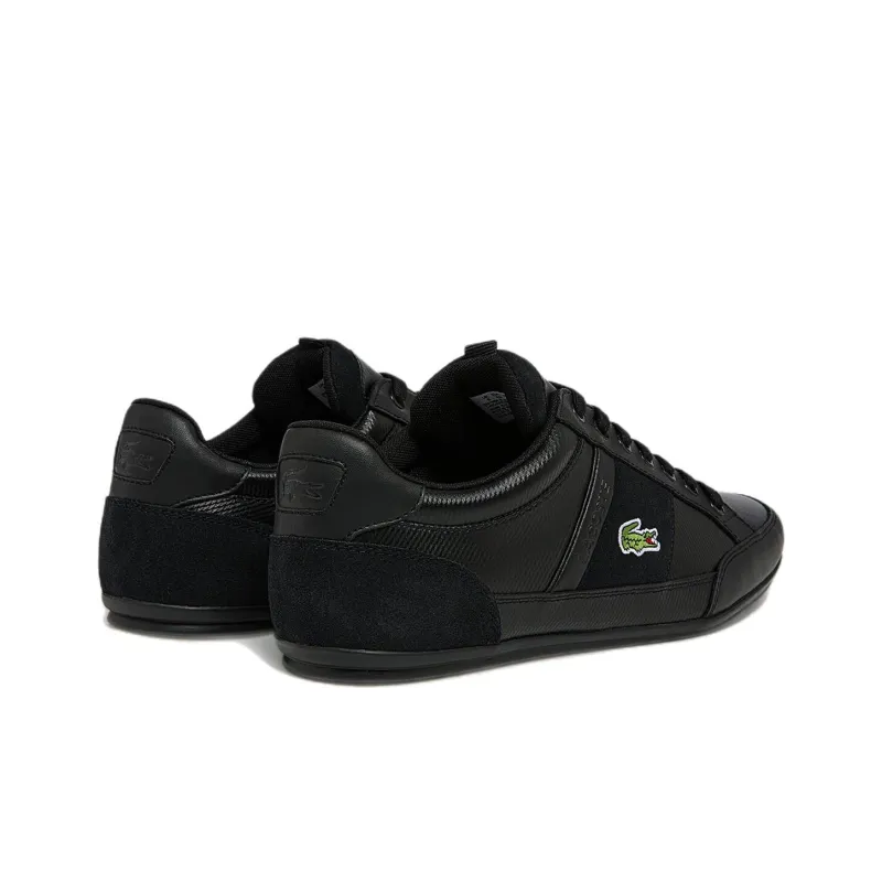 LACOSTE Chaymon Low-Top Skateboard Shoes Men's Black-2