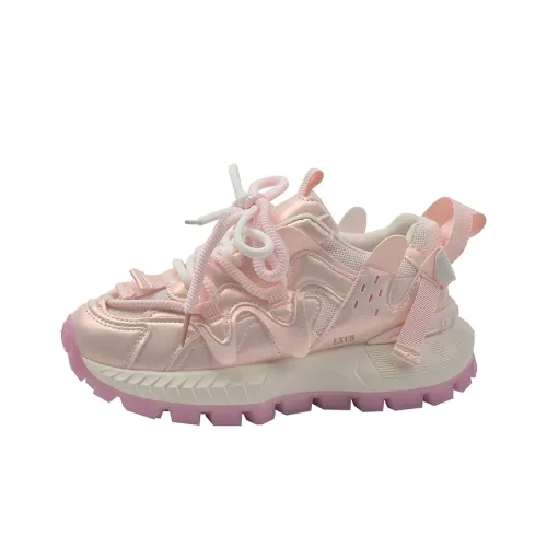 LXVB Slip-Resistant Breathable Low-Top Chunky Sneakers Women's