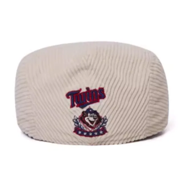 New Era Corduroy Berets Unisex Beige-2