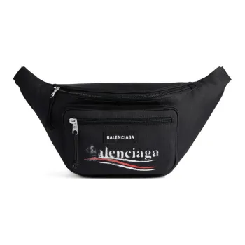 Balenciaga Logo Embroidered Explorer Belt Bag