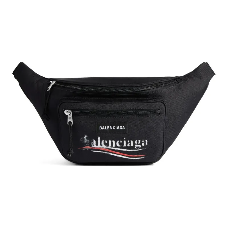 Balenciaga Logo Embroidered Explorer Belt Bag-0