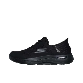 Skechers Go Walk Arch Fit Hands Free Slip Ins Cushioning Wear Resistant Low Top Casual Shoes Men's Black