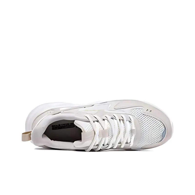 361° Cushioning Lightweight Low Top Casual Running Shoes Women's White-2