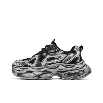 Grumpy Ram Anti-Slip And Wear-Resistant Height Increasing Low-Top Chunky Sneakers Men's