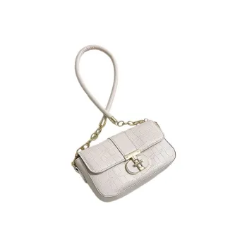 Carksky PU Crossbody Bag Shoulder Bag Small Size Women's White/Pink/Black