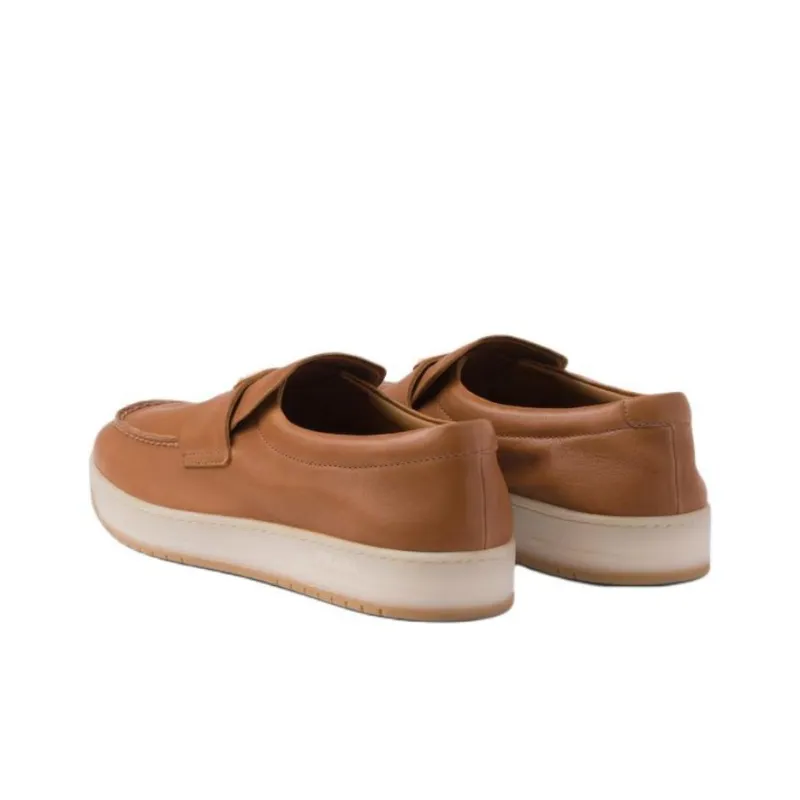 PRADA Loafers Men Caramel-5