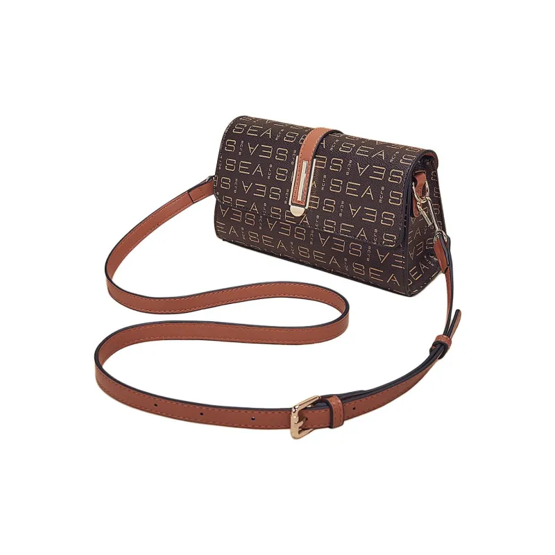 Marino Orlandi Synthetic Leather Crossbody Bag Shoulder Bag Women's Coffee-0