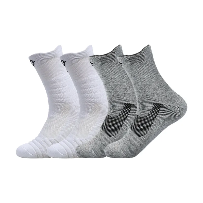 RIGORER Mid Calf Socks Unisex Solid Color-25