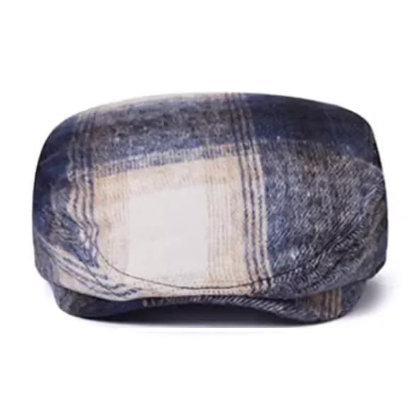 New Era Polyester Cotton Acrylic Viscose Polyamide Sheep Wool Berets Unisex Blue-1