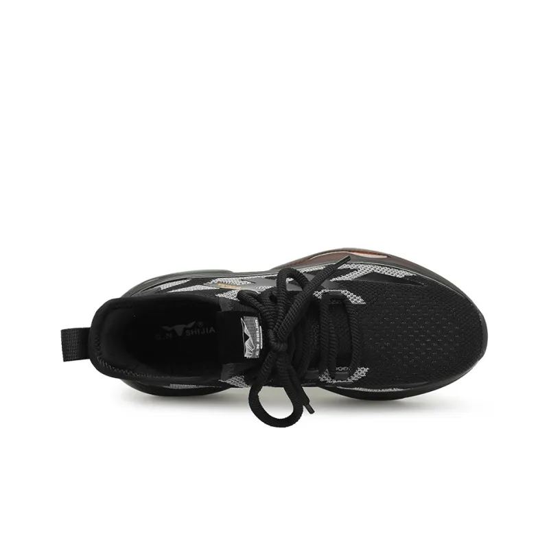 G.N.SHIJIA Casual Shoes Men Low Top Black/White-3