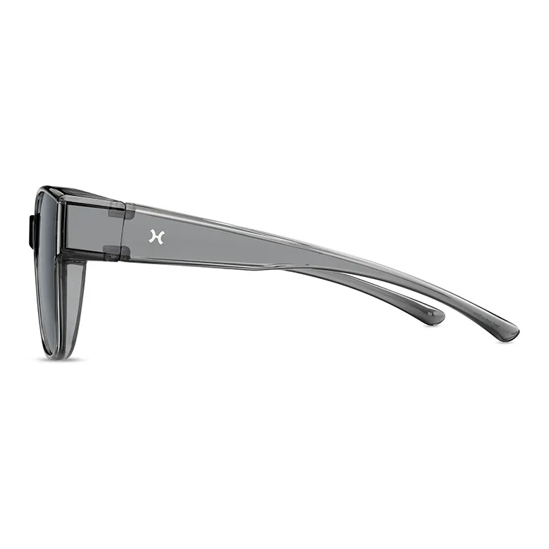 LOHO TR90 Square Large Frame Sunglasses For A Slimmer Face Appearance Unisex Black-16