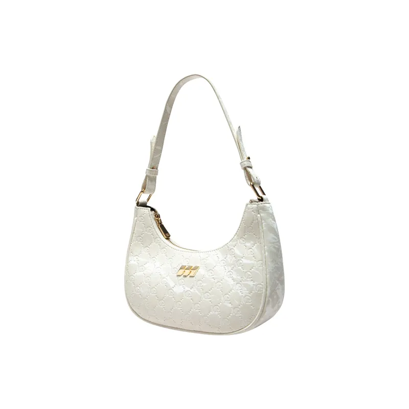 MQ Artificial Leather Crossbody Bag Women's Milk White-1
