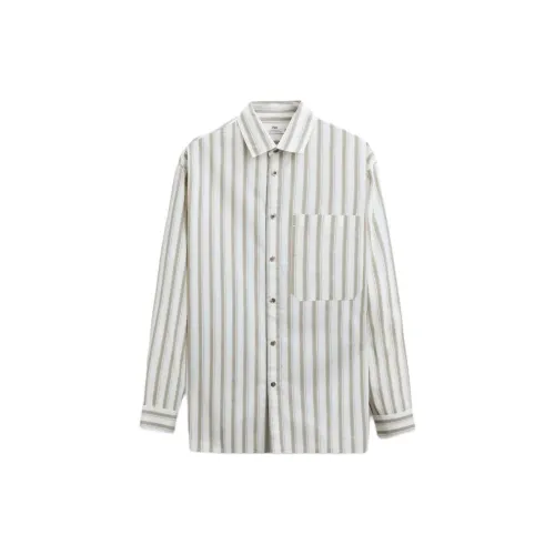 ZARA Shirts Men Nude/Beige