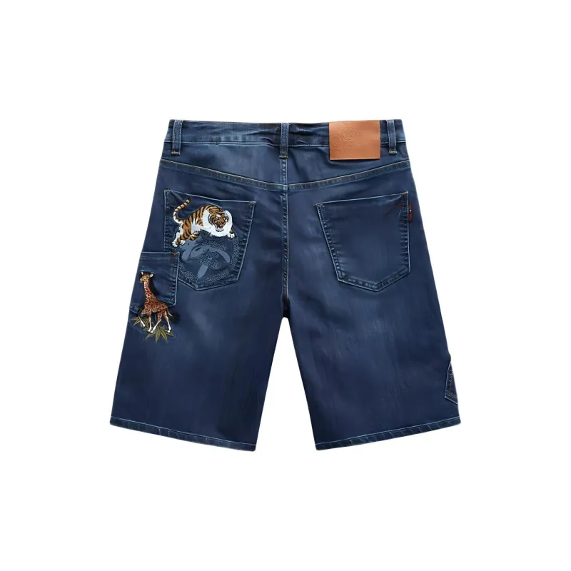 ONIARAI Denim Shorts Men's Denim Blue-1