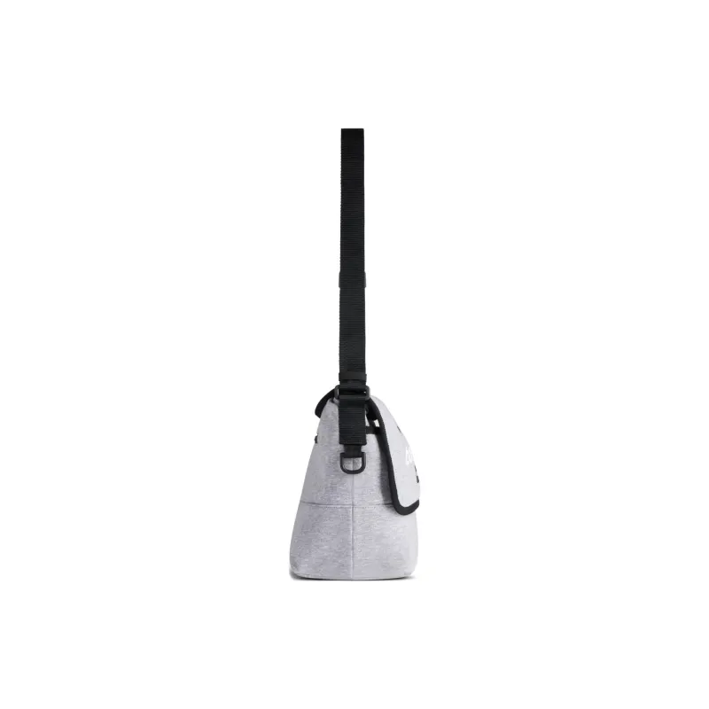 Balenciaga Explorer Fabric Messenger Bag, Shoulder Bag, Crossbody Bag Trumpets Men's Gray & Black & White-1