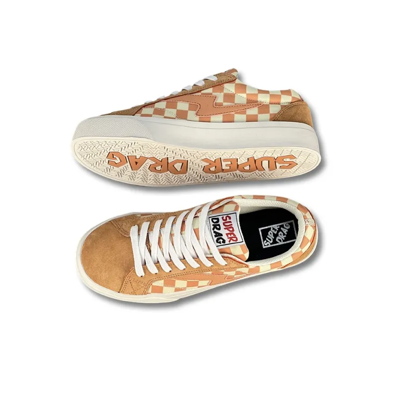 LuzaoT SUPER DRAG Anti Slip And Wear Resistant Lightweight Low Top Canvas Shoes Women's Mandarin Orange-3
