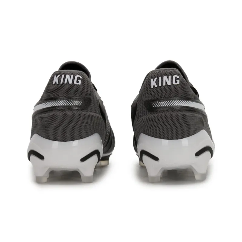 PUMA King Ultimate Anti Slip Wear Resistant Soccer Shoes Men's Black Gray White-2