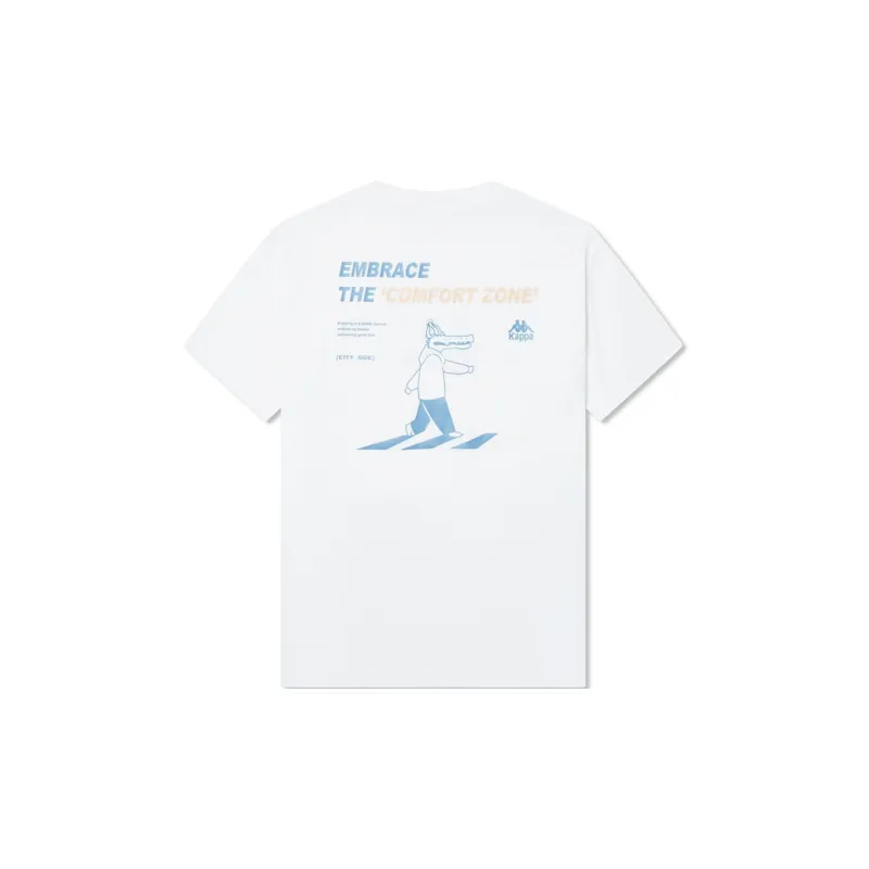 Kappa T Shirts Unisex Bleached-1