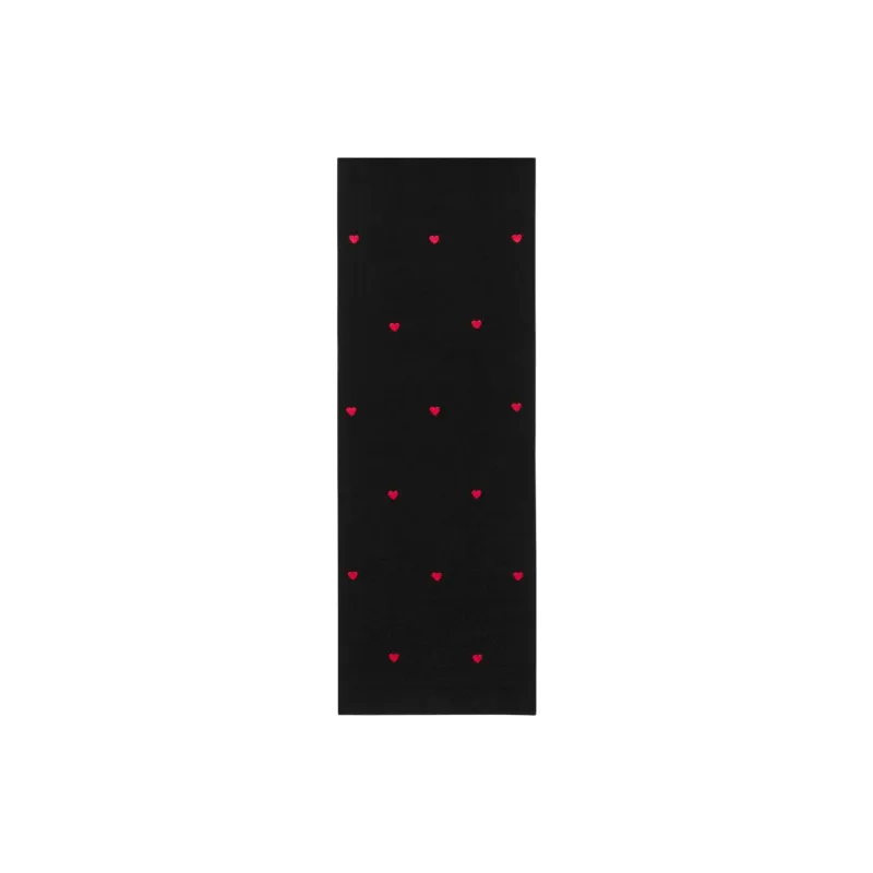 MOSCHINO Embroidered heart Knitted Scarf-0