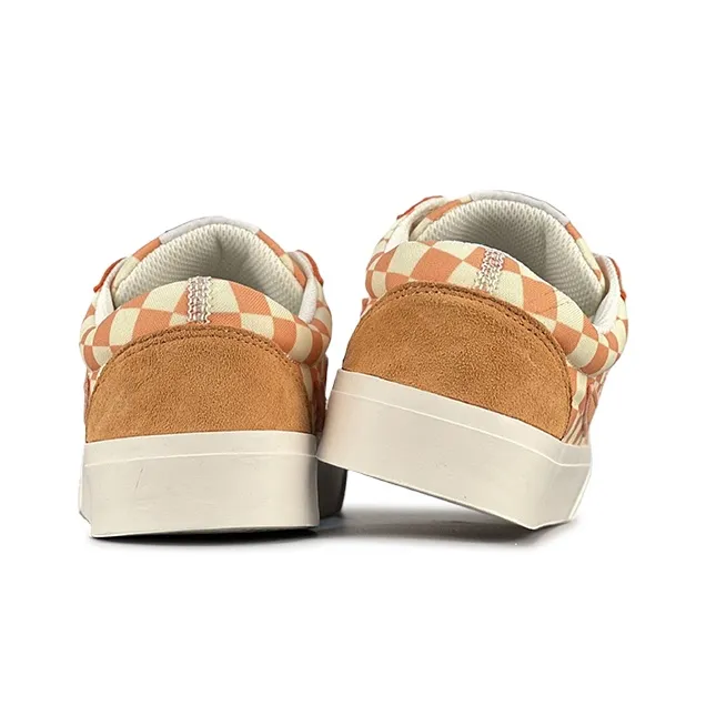 LuzaoT SUPER DRAG Anti Slip And Wear Resistant Lightweight Low Top Canvas Shoes Women's Mandarin Orange-4
