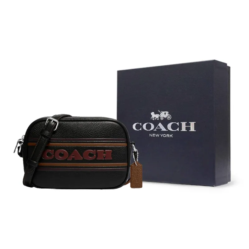 COACH Jamie Grained Leather Camera Bag Shoulder Bag Crossbody Bag Mini Women's Black-8