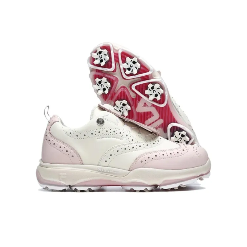 FILA Gf Oxford Spike Cushioning, Slip Resistant, And Abrasion Resistant Low Top Golf Shoes Women's-4