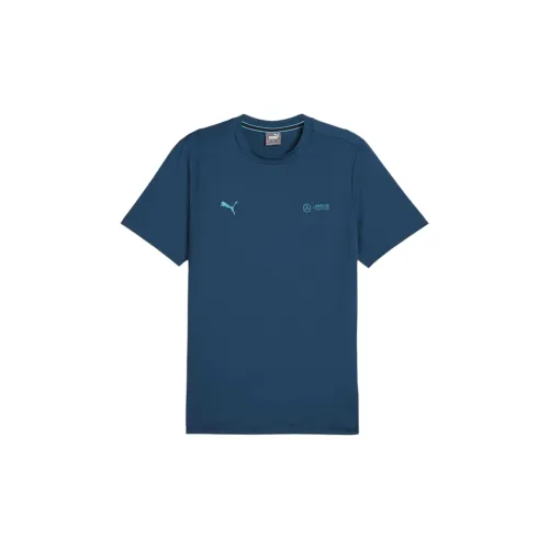 PUMA Mercedes Amg T-Shirts Men Blue Black