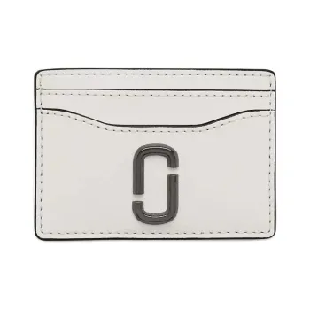 MARC JACOBS The Utility Snapshot Logo Plaque Cardholder