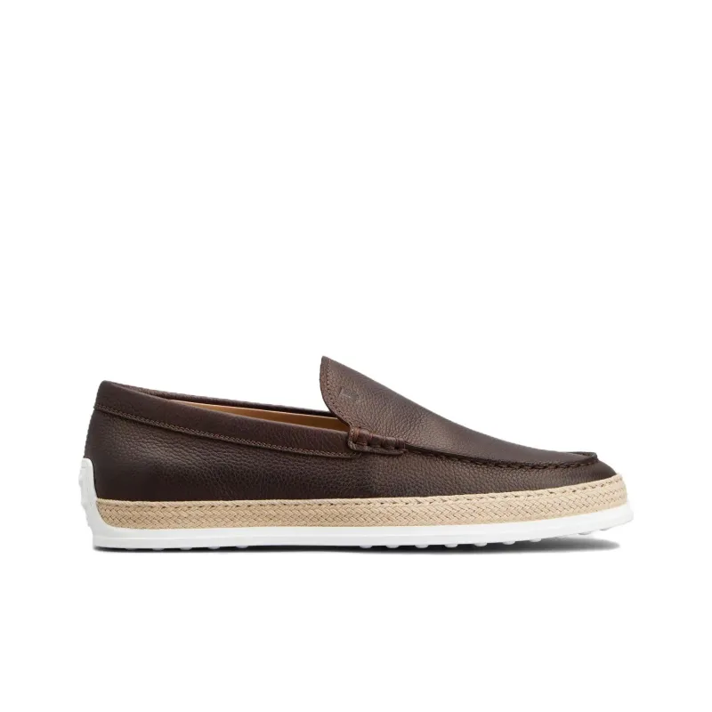 TOD'S Round Toe Slip On Loafers-1