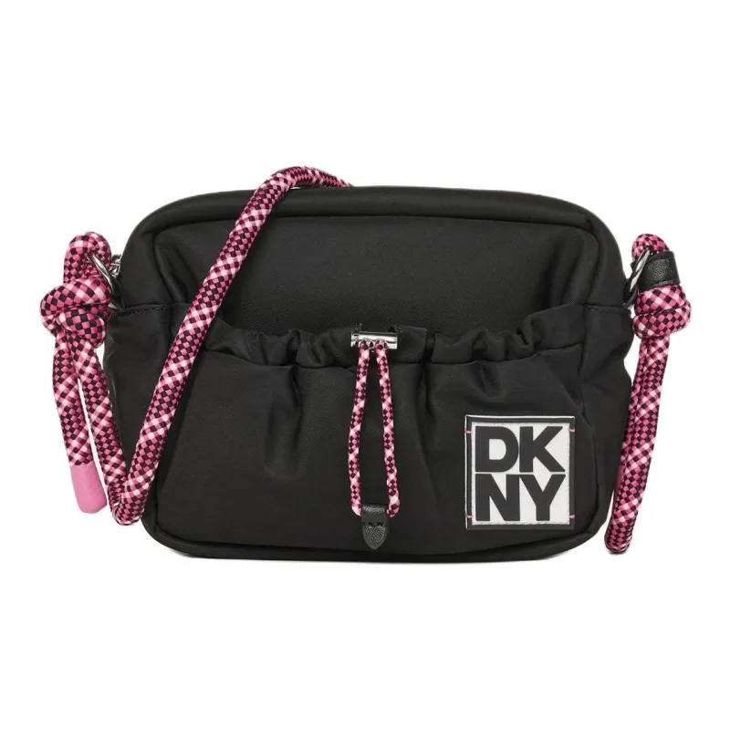 DKNY Nylon Camera Bag Shoulder Bag Crossbody Bag Women's Black-0