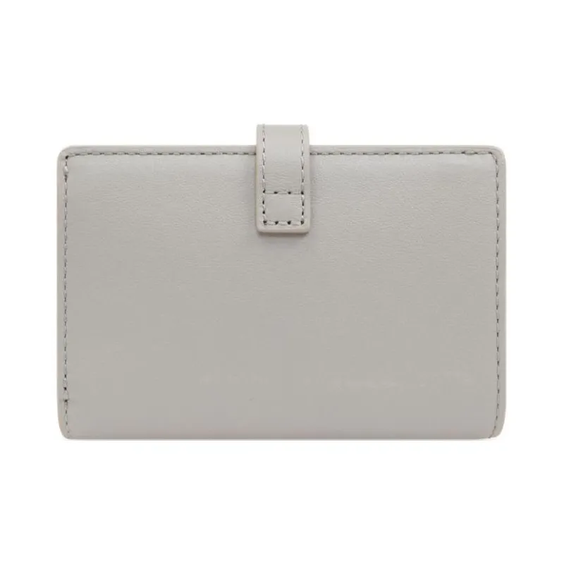 Furla Leather Wallet Medium Size Unisex Light Gray-2